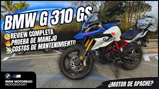 ✅ REVIEW COMPLETA BMW G 310 GS  💵¿MUY CARA DE MANTENER  🤔¿LA MEJOR DEL SEGMENTO [upl. by Winne476]