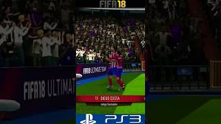 Diego Costa Goal amp Celebration  FIFA 18 PS3 shorts [upl. by Daveta]