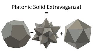 Stellated Dodecahedron and its Outer Icosahedron in Fusion 360 [upl. by Onit770]