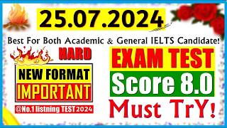 IELTS LISTENING PRACTICE TEST 2024 WITH ANSWERS  25072024 [upl. by Nattie]