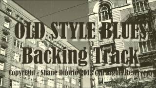 Old Style Blues Backing Track in Bb B Flat [upl. by Skyla]