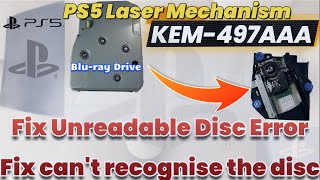 Solve All PS5 Disc Reading Problems  StepbyStep Laser Mechanism Replacement Guide KEM497AAA [upl. by Deacon983]