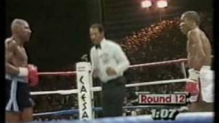 Hagler vs Leonard tiny part of final round [upl. by Ettennej]