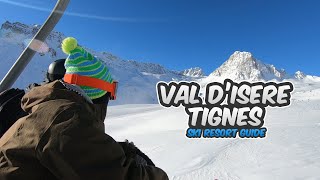 Val dIsere  Tignes ski resort guide 30 Fresse green run [upl. by Varini]