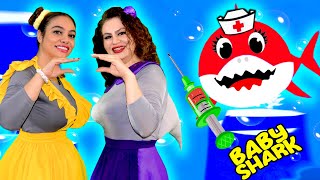 Doctor Baby Shark 👨‍⚕️ Baby Shark Songs For Kids 🦈High Five Kids Videos [upl. by Naryb]