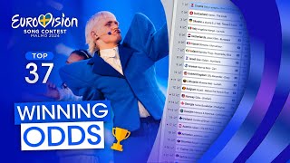 Eurovision 2024 Winning ODDS After the Rehearsals TOP 37 [upl. by Maida]