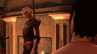 Dragon Age 2 Fenris Romance 6 Romance scene Friendship Fem Hawke [upl. by Ahterod540]