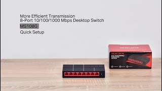 How to set up Mercusys SOHO SwitchMS108G [upl. by Ailema176]