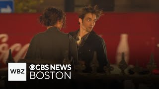 Robert Pattinson Zendaya spotted filming movie in Boston [upl. by Halehs]