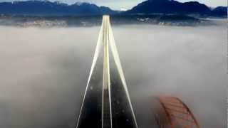 View from Top of Port Mann Bridge [upl. by Lanette]