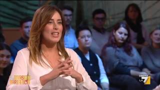 Le Invasioni Barbariche  Boschi Berlusconi mi disse troppo bella per essere comunista [upl. by Odnavres]