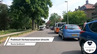 Praktisch verkeersexamen Utrecht  Route Zuidwest [upl. by Mayhs]