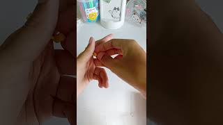 Made a clay ring diy artandcraftideas clay viralvideo shorts [upl. by Aural]