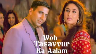 Woh Tassavur Ka Aalam  Aitraaz  Kareena Akshay Kumar  Udit Narayan NK Roy trendingsong [upl. by Ruffi805]