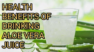 9 healthy benefits of drinking aloe vera juice [upl. by Shoshana476]