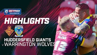 Highlights  Huddersfield Giants v Warrington Wolves  2024 Betfred Challenge Cup SemiFinal [upl. by Llevert567]