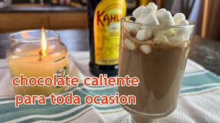 Chocolate Caliente con Kahlua [upl. by Ahiel]