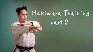 Makiwara Karate Training 2 by Tiru Jr Katsu senseiShuhari Shotokan Karate Association [upl. by Sylvie879]