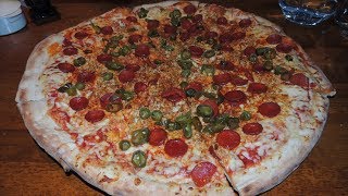 UNDEFEATED 22quot Pizza Challenge RECORD  Randy Santel [upl. by Ellinehc]