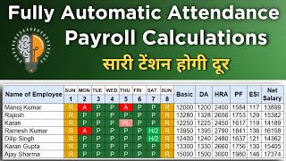 How to Maintain Attendance Register and Payroll with Quick Payroll App for Free [upl. by Alonso]