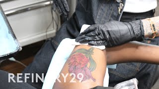 Reclaiming Color Tattoos For Dark Skin  Macro Beauty  Refinery29 [upl. by Browning]