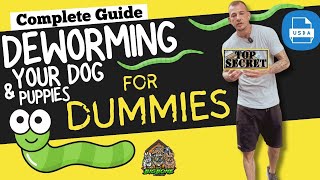 How to DeWorm your puppies  dog USDA recommended protocol made simple amp discover the best Dewormer [upl. by Eleazar]