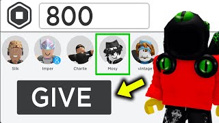 How To GIVE ROBUX To FRIENDS 2024 [upl. by Behre]