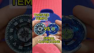 TWİSTED TEMPO VS SPİRAL CAPRİCORNE beyblade beybladebattle beyblademetalfusion [upl. by Casi734]