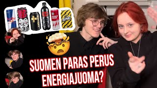 Perus energiajuomat parhausjärjestykseen 🫢 SOKKOTESTI [upl. by Eenot611]