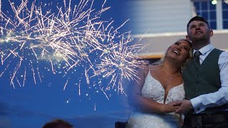 Lochside Wedding Video Highlights with amazing Fireworks  Stephanie amp Mark [upl. by Enaerb]