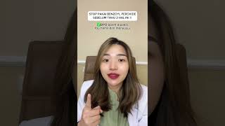 FAKTA BENZOYL PEROXIDE YANG HARUS KAMU KETAHUI bpo benzoylperoxide skincare aestheticdoctor [upl. by Ackley]