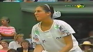 Monica Seles vs Nathalie Tauziat Wimbledon 1992 QF [upl. by Leeke]