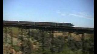 Down XPT Maribyrnong River bridge 9th April 2005 [upl. by Barolet208]