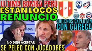 NO DURÓ NI UN MES GARECA ACABA DE RENUNCIAR A CHILE POR PELEA CON JUGADORES SE PRONUNCIÓ SORPRENDE [upl. by Forlini383]