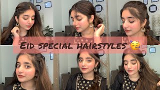 Eid special hairstyles  Summer hair styles [upl. by Andrew]