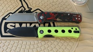 QSP Canary Green review amp compared to the QSP Penguin Monthly Knife Club November 2023 [upl. by Gove]