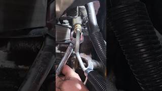 Replace Power Steering HoseLineFluid DIY Truck Pickup Chevy GMC shadetreemechanic [upl. by Anabelle943]