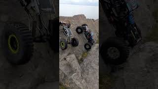 Competition 110 scale Rc crawler amp upgraded 110 scale Rc FTX Mauler buggy up the wall [upl. by Haret]