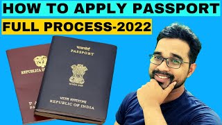 How to Apply Passport Online in 2022  Passport Apply Online  New Passport Documents amp Fees [upl. by Colette147]