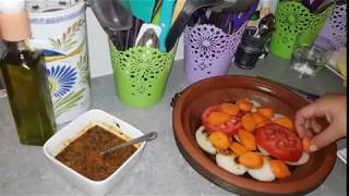 طاجين خضرمتنوعة بدون لحم جد اقتصادي و لذيذTajine légumes mixte [upl. by Mosira611]