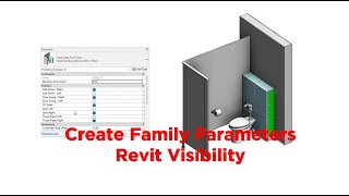 Create Family Parameters Revit Visibility สร้างเงื่อนไขการซ่อนวัตถุในโมเดลแฟมิลี่ REVIT KUB [upl. by Yusuk]