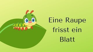 quotEINE RAUPE frisst ein Blattquot  u3  aus quotKrippenlieder 1quot [upl. by Erine]