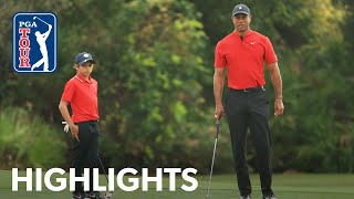 Tiger and Charlie Woods’ team highlights from PNC Championship  2020 [upl. by Mcgray]