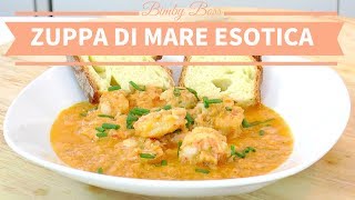 Zuppa di mare in latte di cocco  Bimby Tm6  Tm5  Tm31  Thermomix [upl. by Kimberli]