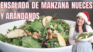 Ensalada de Manzana Nueces y Arándanos [upl. by Evonne]