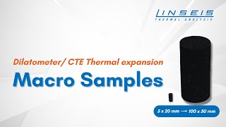 MacroDilatometer  thermal expansion of large samples [upl. by Atteuqaj]