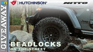 Hutchinson Beadlocks Install on 37x1250 Nitto Trail Grappler Tires [upl. by Eyoj880]