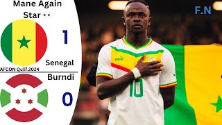 Senegal Vs Burundi 10 Extended Highlights and Goals 2024 HD [upl. by Gabi]