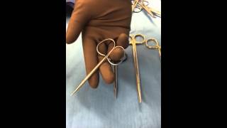 Basic Ortho surgical instruments for Med students  hand tray [upl. by Keldah431]