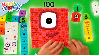 Lets Build Numberblocks 1 to 100  DIY  Learn to Count with Toy Play  Numberblocks [upl. by Gerhardine38]